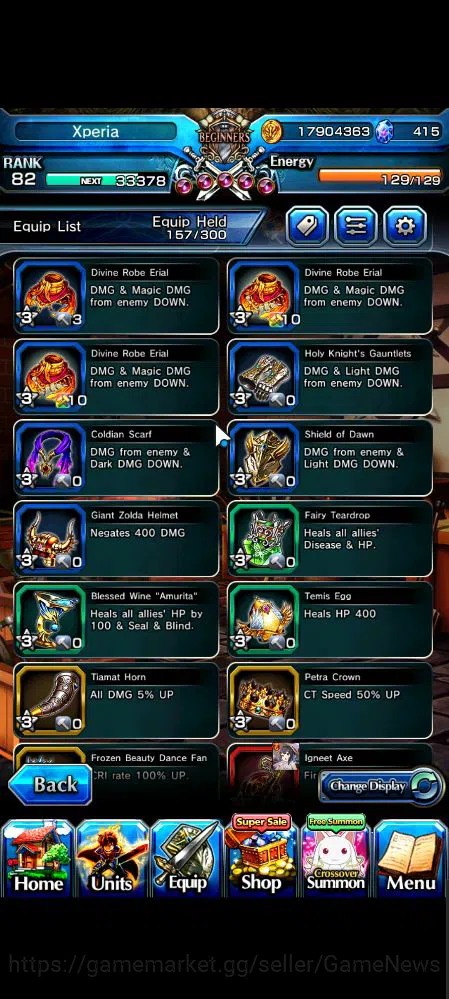 Grand Summoners Accounts Mid-Game Global|Rank 82|11 Ascend|InumutaTW,RoyTW,Summer Miyu,EmiyaTW,Wh Fen,Hp 8