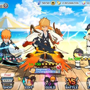 Bleach: Brave Souls Accounts Mid-Tier [GLOBAL]|52K Orb|Swimsuit26 Giselle&Orihime,DT Ichigo,Santa Society