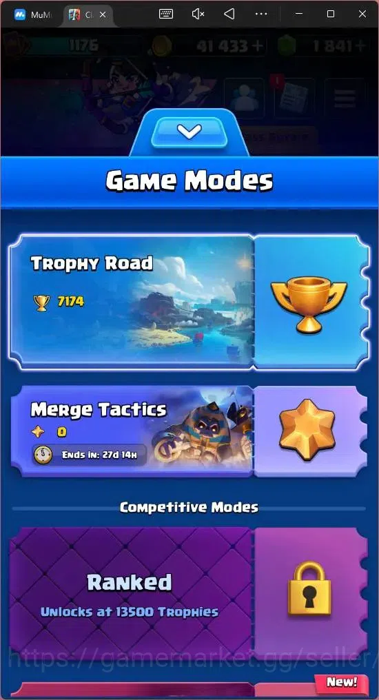 Clash Royale Accounts Mobile | KTL 12 |Trophy 7174 | Card 115 | 2 Champi image 2