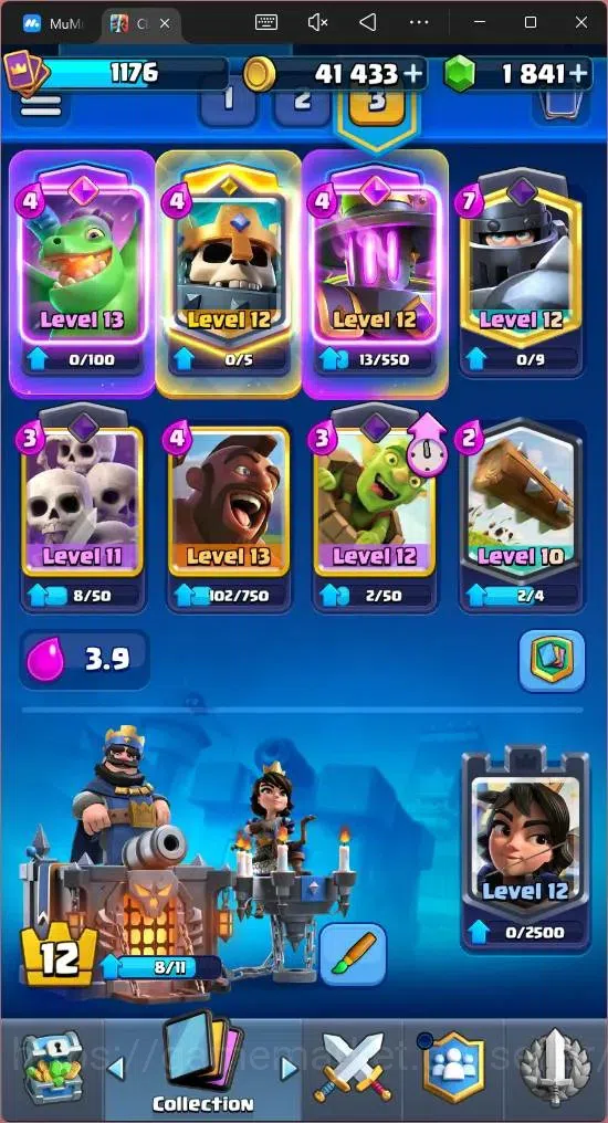 Clash Royale Accounts Mobile | KTL 12 |Trophy 7174 | Card 115 | 2 Champi image 3