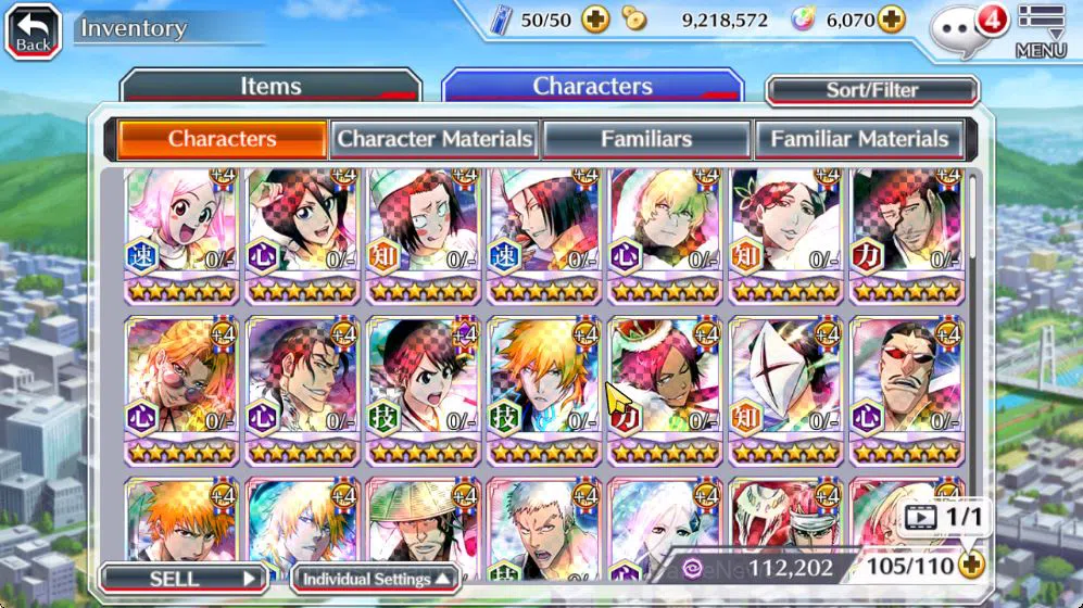 Bleach: Brave Souls Accounts Starter [GLOBAL]6k Orbs+Fresh All 7