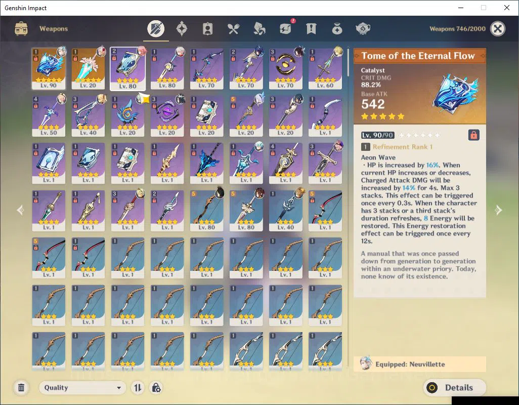 Genshin Impact Accounts ASIA| AR 57|6 Limited +2(*5Weapon)|Neuvillete+Sign image 10