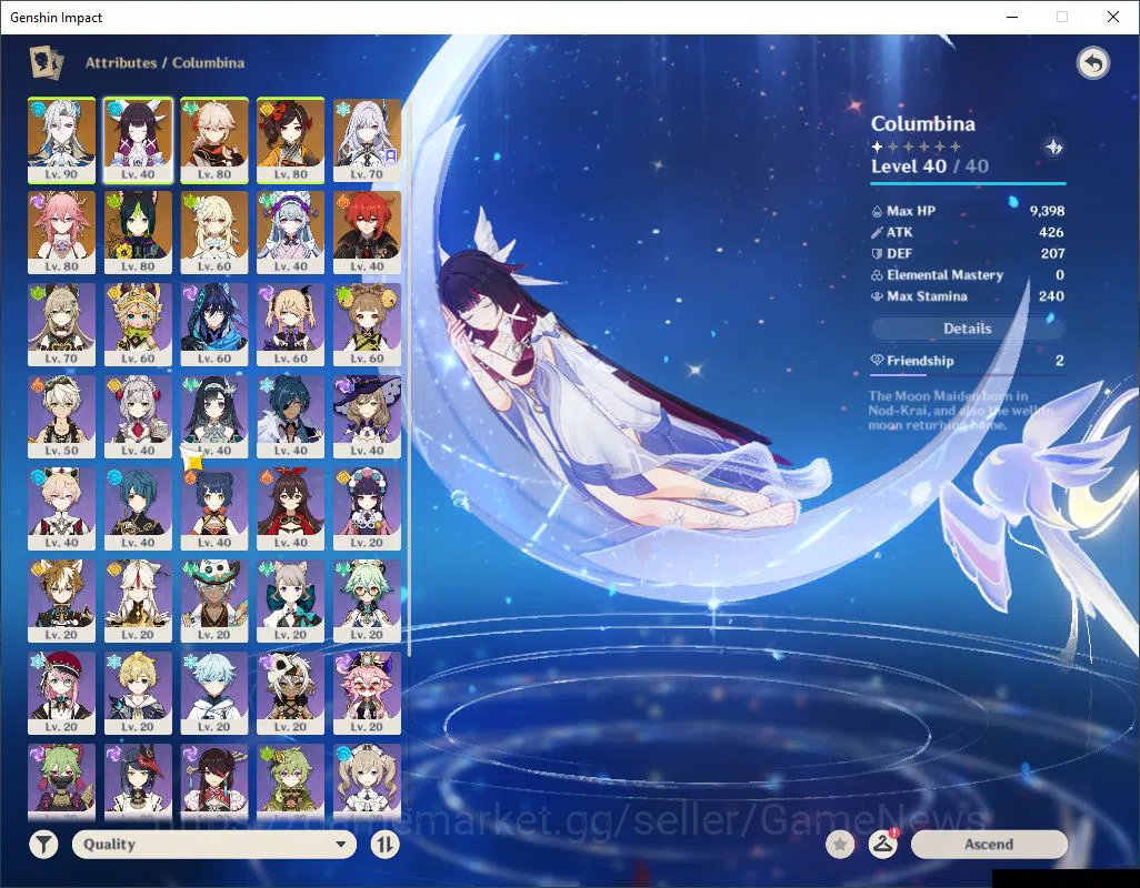 Genshin Impact Accounts ASIA| AR 57|6 Limited +2(*5Weapon)|Neuvillete+Sign image 11