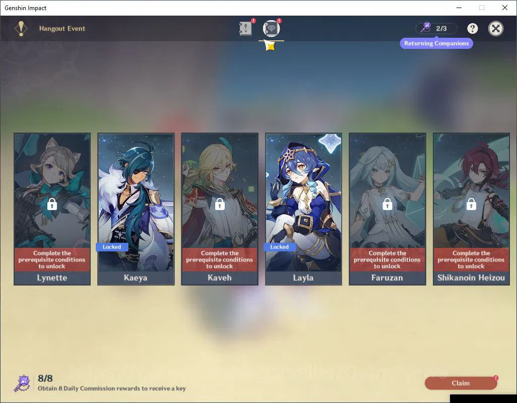 Genshin Impact Accounts ASIA| AR 57|6 Limited +2(*5Weapon)|Neuvillete+Sign image 3