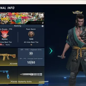 Blood Strike Accounts Collab Skin ASIA|Eternal D.Eagle|Collab Striker HANK-Mr. Iguans|4 Collab Gun|6 Ultra Gun|1 Limited