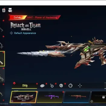 Blood Strike Accounts Collab Skin ASIA|Collab AOT M700 Thunder Gun,Mikasa Scout,AK47 Power,HANK Iguana|5 Ultra FAL