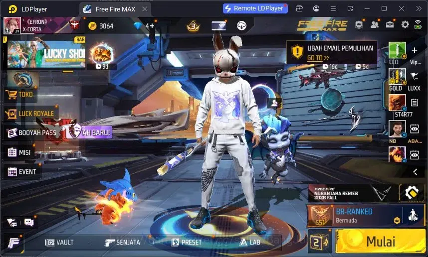 Free Fire Accounts Indonesia | Evo SCAR Megalodon Alpha Lv3 | Bundle image 19