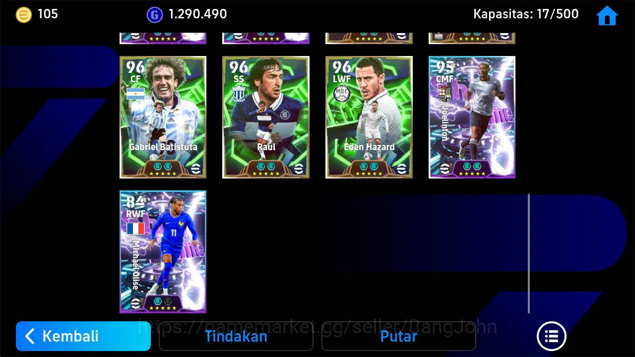 eFootball Accounts Power 3174, scholes epic, Puskas legend, Matthaus  image 2