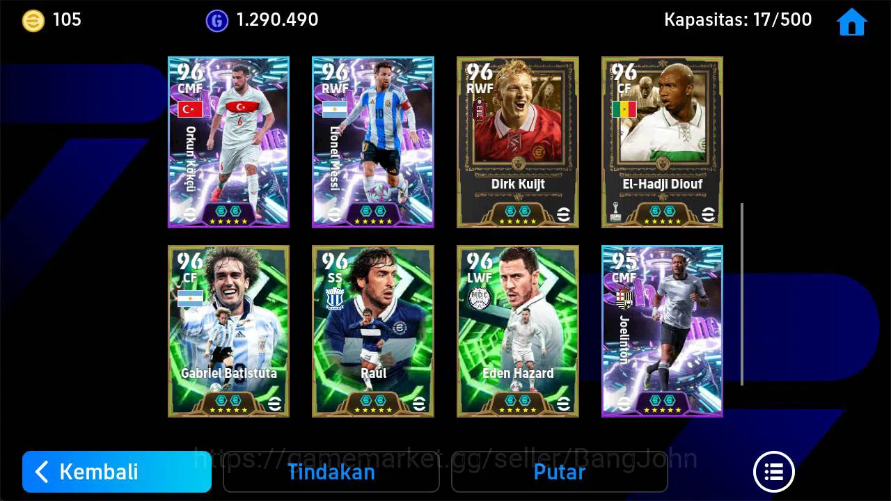 eFootball Accounts Power 3174, scholes epic, Puskas legend, Matthaus  image 3