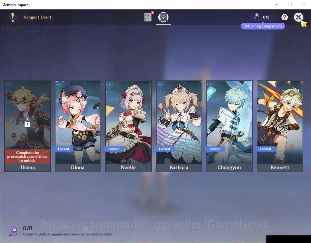 Genshin Impact Accounts ASIA | Starter with Nefer| AR 26| BD Unset| 1 Limi image 8