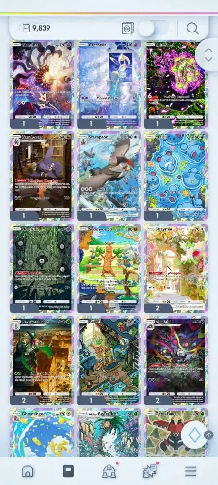 Pokémon TCG Pocket Accounts EN 9,8K Card|156 EX|3 Crown [Roaring Moon,Celebi,S image 10