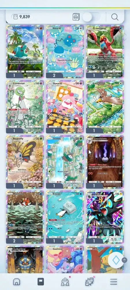 Pokémon TCG Pocket Accounts EN 9,8K Card|156 EX|3 Crown [Roaring Moon,Celebi,S image 13