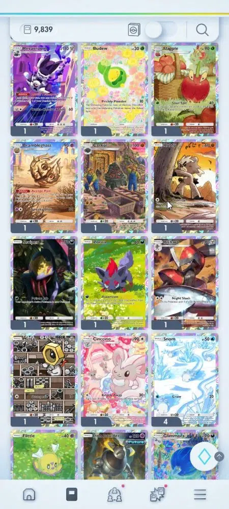 Pokémon TCG Pocket Accounts EN 9,8K Card|156 EX|3 Crown [Roaring Moon,Celebi,S image 16