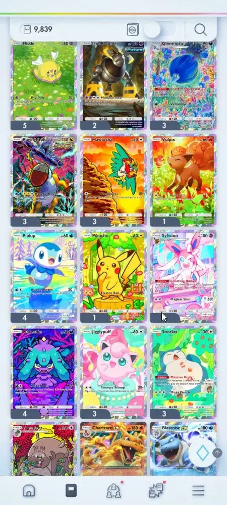 Pokémon TCG Pocket Accounts EN 9,8K Card|156 EX|3 Crown [Roaring Moon,Celebi,S image 17