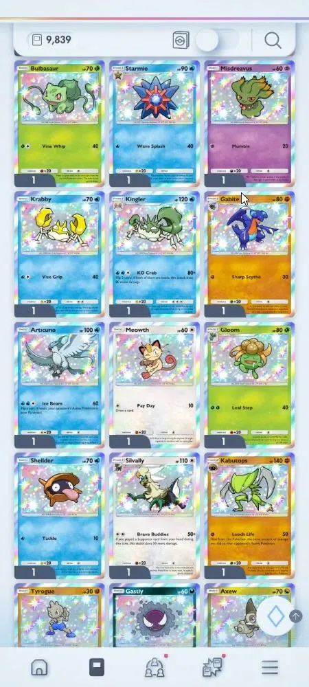 Pokémon TCG Pocket Accounts EN 9,8K Card|156 EX|3 Crown [Roaring Moon,Celebi,S image 3