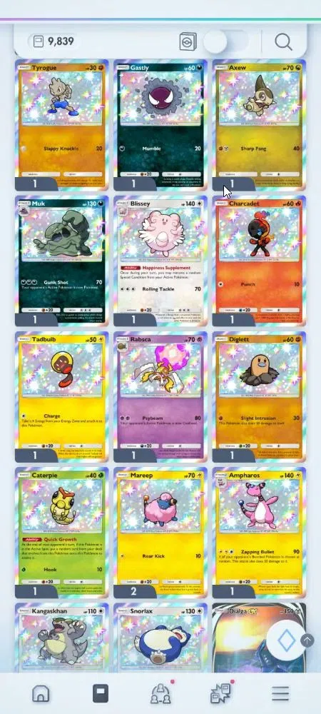 Pokémon TCG Pocket Accounts EN 9,8K Card|156 EX|3 Crown [Roaring Moon,Celebi,S image 4