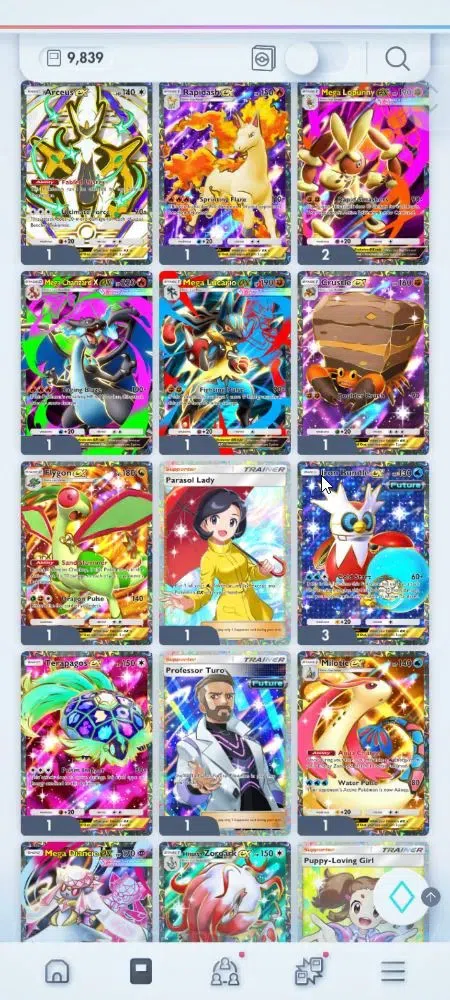Pokémon TCG Pocket Accounts EN 9,8K Card|156 EX|3 Crown [Roaring Moon,Celebi,S image 7
