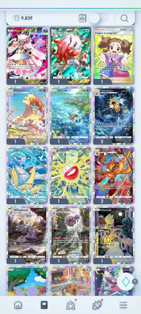 Pokémon TCG Pocket Accounts EN 9,8K Card|156 EX|3 Crown [Roaring Moon,Celebi,S image 8