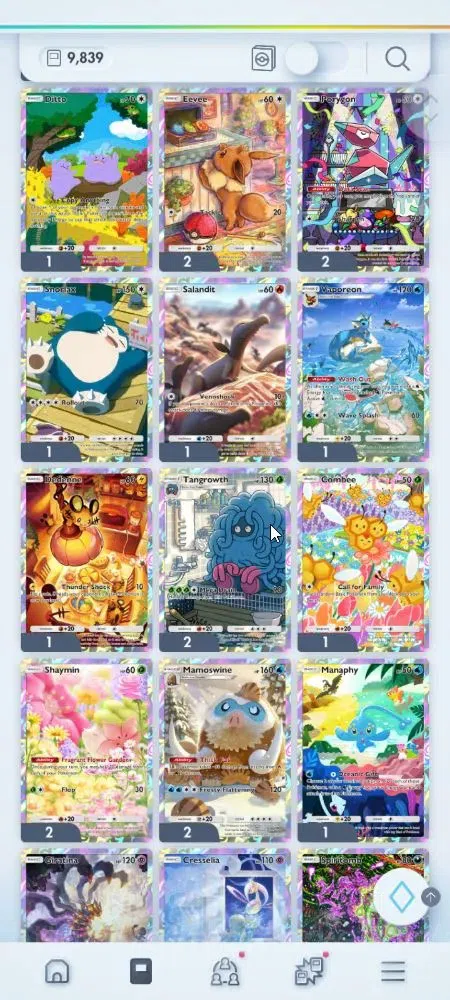 Pokémon TCG Pocket Accounts EN 9,8K Card|156 EX|3 Crown [Roaring Moon,Celebi,S image 9
