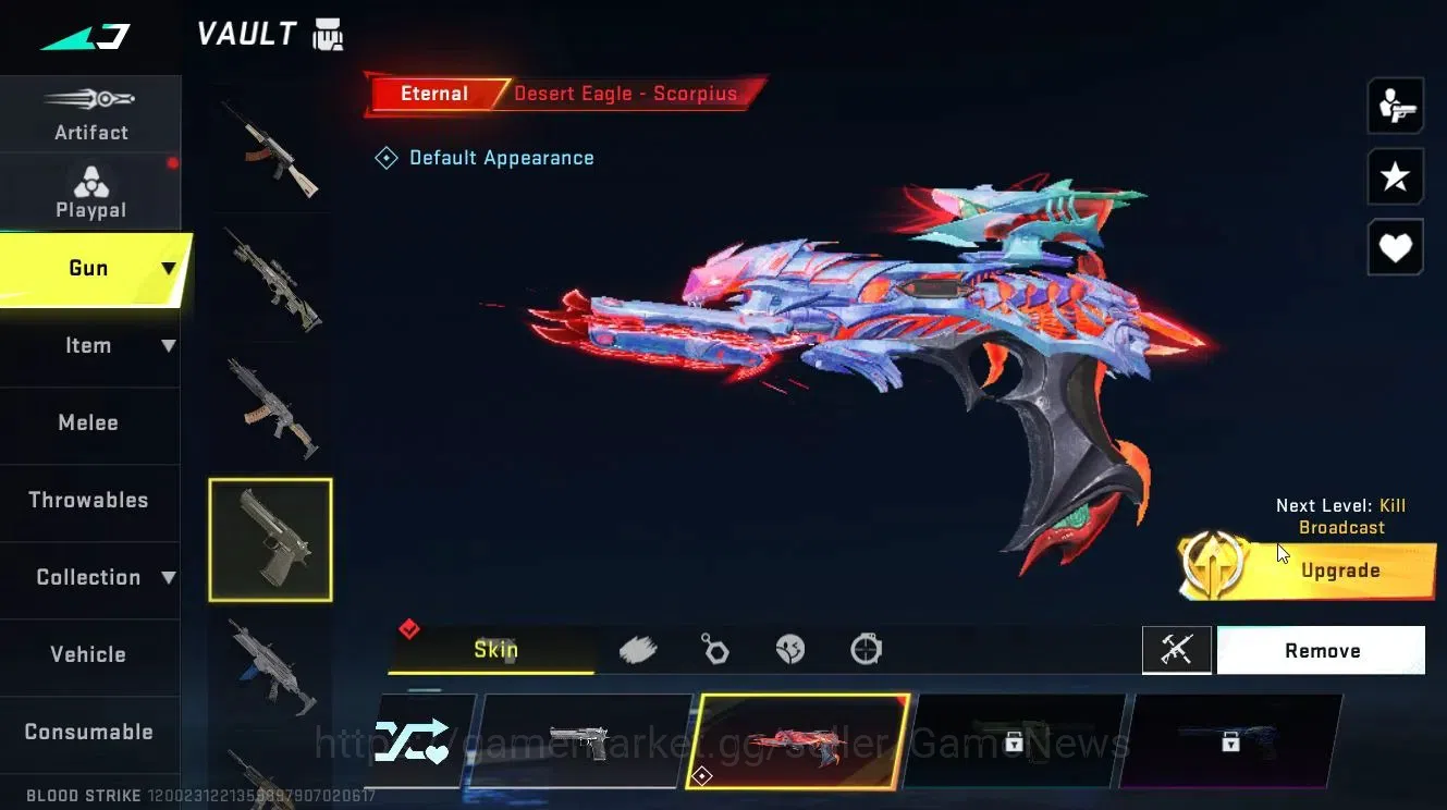 Blood Strike Accounts Collab Skin ASIA|ETERNAL DEagle Lv2|Collab TOKREV [JACK, MCX,FN2000]| ULTRA [ETHAN, RAN,M4A1 16