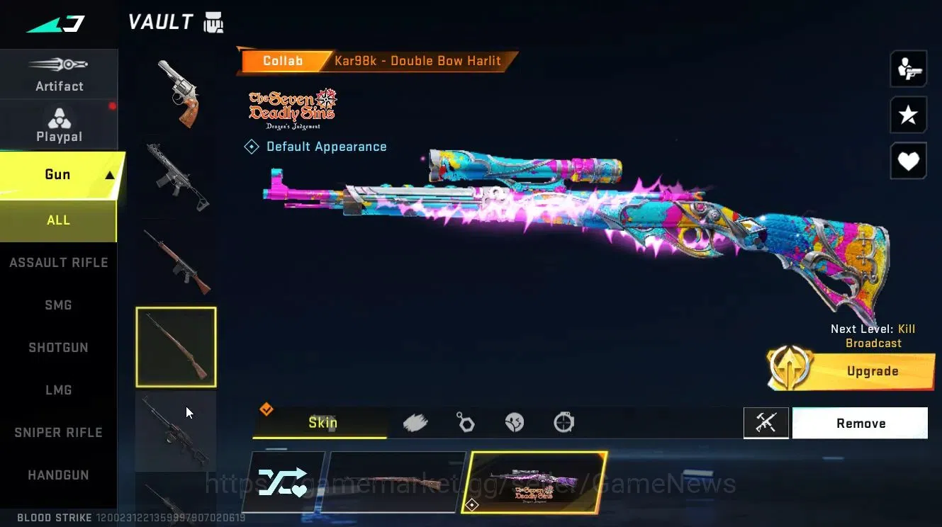 Blood Strike Accounts Collab Skin ASIA|ETERNAL DEagle Lv2|Collab TOKREV [JACK, MCX,FN2000]| ULTRA [ETHAN, RAN,M4A1 20