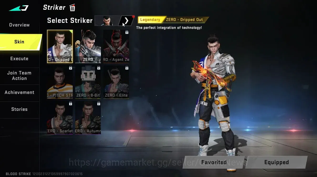Blood Strike Accounts Collab Skin ASIA|ETERNAL DEagle Lv2|Collab TOKREV [JACK, MCX,FN2000]| ULTRA [ETHAN, RAN,M4A1 4