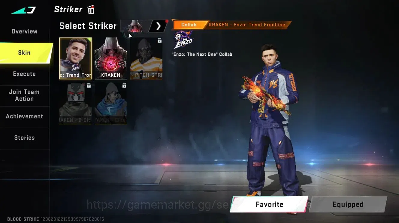 Blood Strike Accounts Collab Skin ASIA|ETERNAL DEagle Lv2|Collab TOKREV [JACK, MCX,FN2000]| ULTRA [ETHAN, RAN,M4A1 7