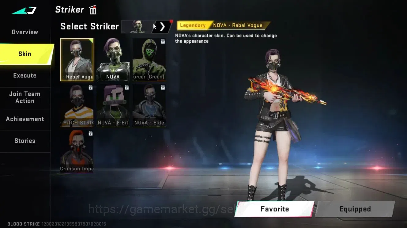 Blood Strike Accounts Collab Skin ASIA|ETERNAL DEagle Lv2|Collab TOKREV [JACK, MCX,FN2000]| ULTRA [ETHAN, RAN,M4A1 8