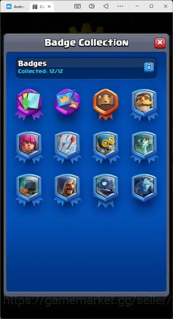 Clash Royale Accounts Mobile |KTL 10|Trophy 3027|Card 53/121|3 EVO Cards image 3