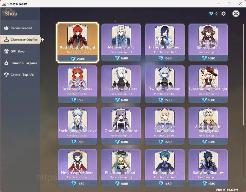 Genshin Impact Accounts ASIA|AR 57|High End|9 limit|PremTeam Nefer|Skirk,C image 3