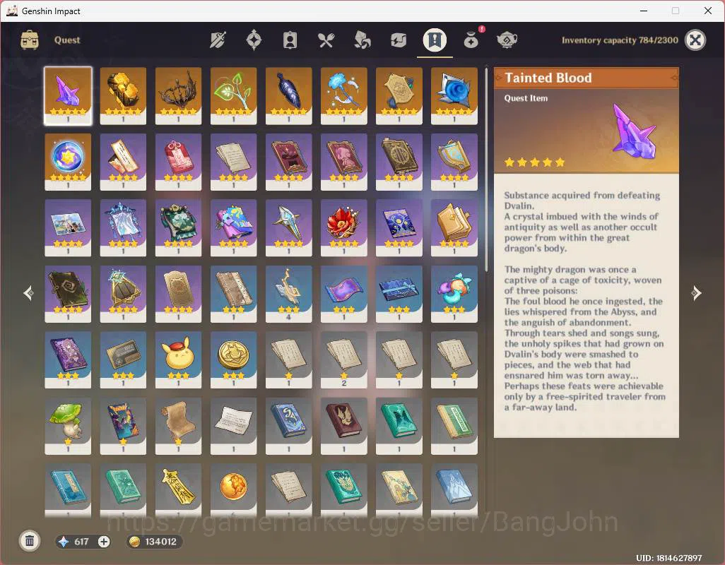 Genshin Impact Accounts ASIA|AR 57|High End|9 limit|PremTeam Nefer|Skirk,C image 9