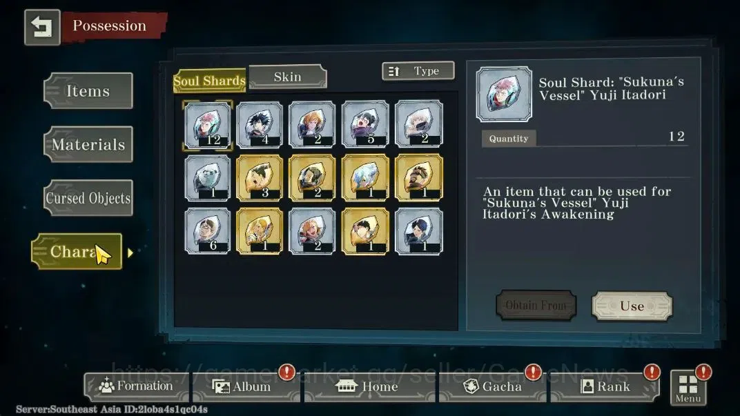 Jujutsu Kaisen: Phantom Parade Accounts SEA |PR 1|5,7K Cube|7 SSR 2 Limited [0,2-Sec Domai image 9