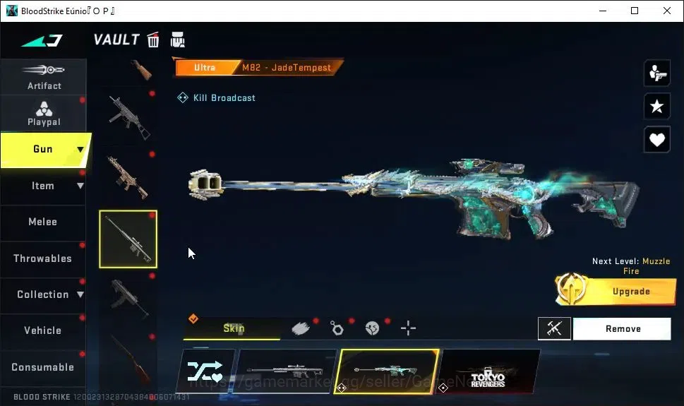 Blood Strike Accounts ASIA|Collab 7DS[EMMA-Elizabeth,AK47,QBZ95]|ULTRA M image 11