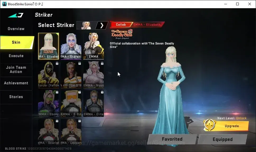 Blood Strike Accounts ASIA|Collab 7DS[EMMA-Elizabeth,AK47,QBZ95]|ULTRA M image 3