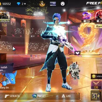 Free Fire Accounts Indonesia|M1887 Sterling Conqu Lv 7,Hand Of Hope|AN94 Evil Howler Lv 7|Lunar Eclipse Bundle|252 Vault 115