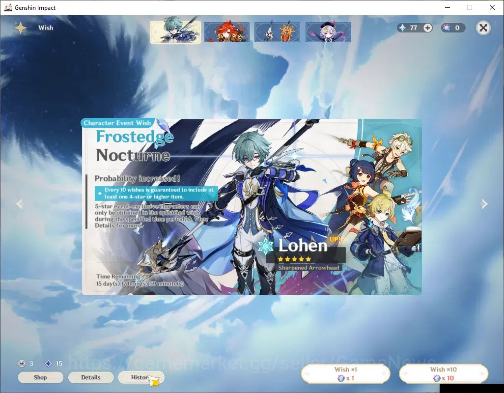 Genshin Impact Accounts ASIA|AR 45|3 Limited + 2 (*5 Weapon)|Wriothesley,B image 11