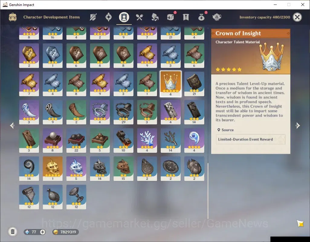 Genshin Impact Accounts ASIA|AR 45|3 Limited + 2 (*5 Weapon)|Wriothesley,B image 7