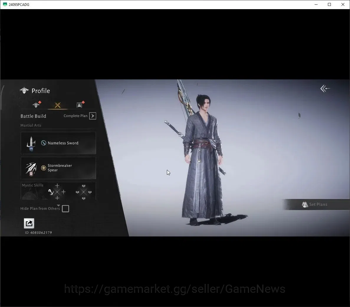 Where Winds Meet Accounts GLOBAL|Lv 19|4085 GS|1 Harmonic Core|Jianghu Wanderer set|Peacuful Life,Anthem of Ages,Wanderer's 5