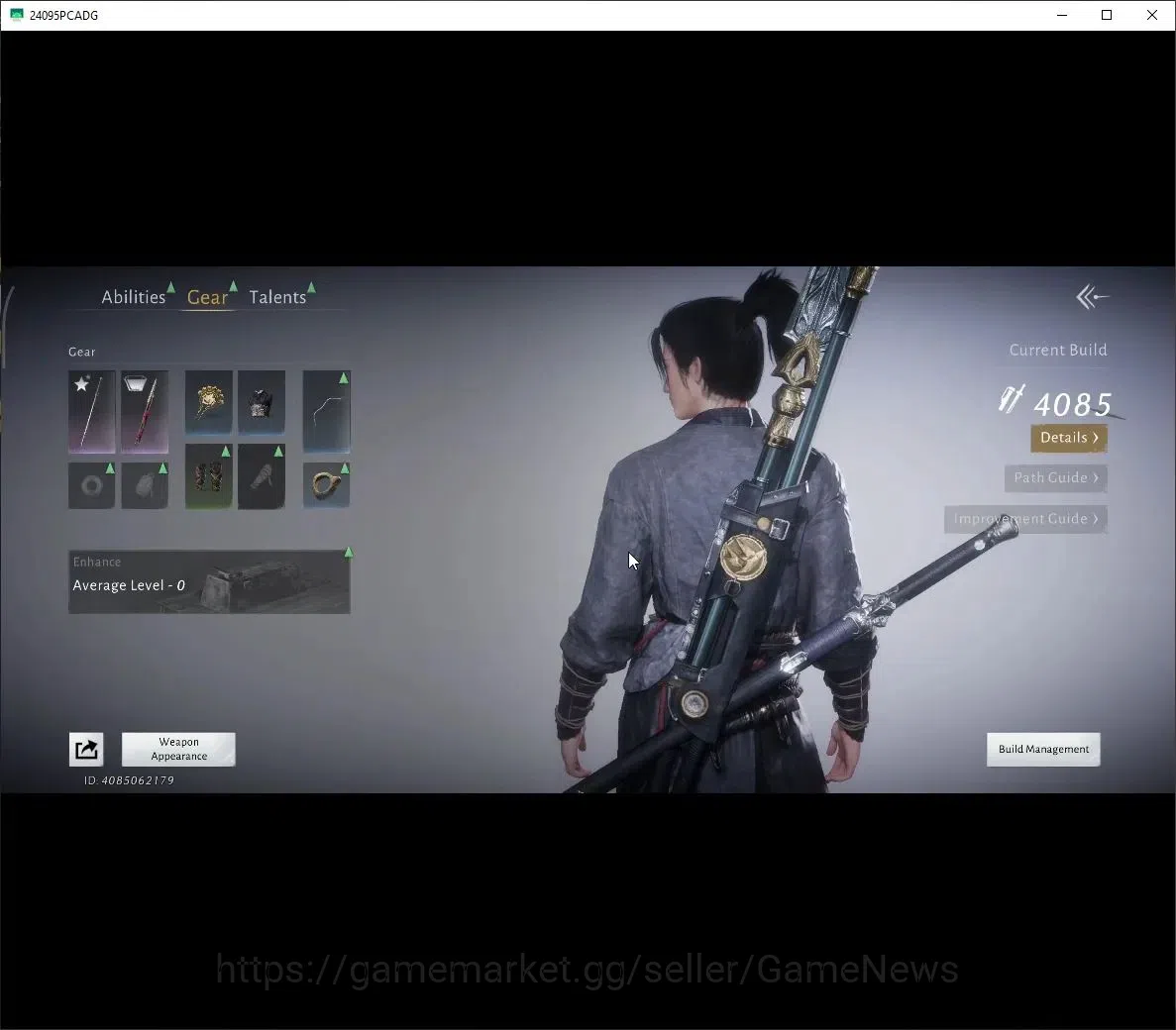 Where Winds Meet Accounts GLOBAL|Lv 19|4085 GS|1 Harmonic Core|Jianghu Wanderer set|Peacuful Life,Anthem of Ages,Wanderer's 7