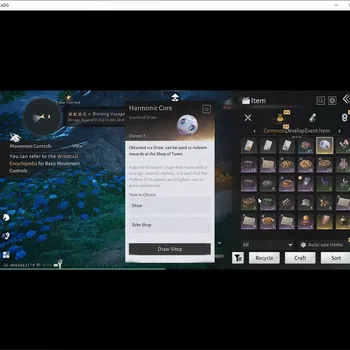 Where Winds Meet Accounts GLOBAL|Lv 19|4085 GS|1 Harmonic Core|Jianghu Wanderer set|Peacuful Life,Anthem of Ages,Wanderer's