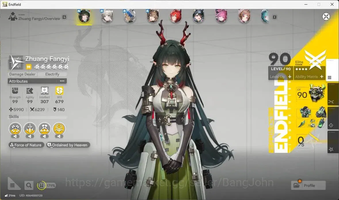 Arknights: Endfield Accounts Asia | Lv 58| 5 Limit+ 5 Sign (Zhuang Fangyi,Gilbe image 5