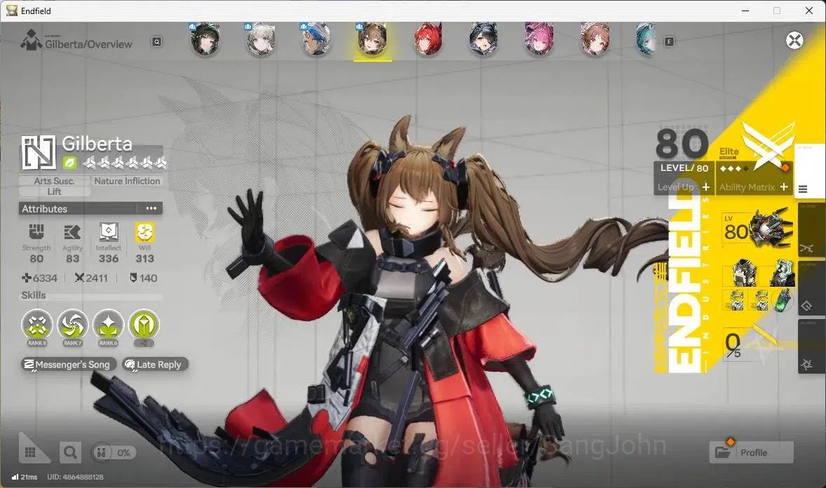 Arknights: Endfield Accounts Asia | Lv 58| 5 Limit+ 5 Sign (Zhuang Fangyi,Gilbe image 6
