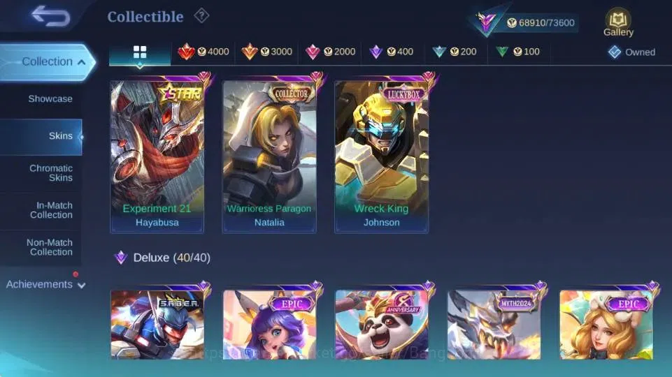 Mobile Legends: Bang Bang Accounts Global|Hero 132|Skin 287|Renowned|PRIME Clude,STAR image 13