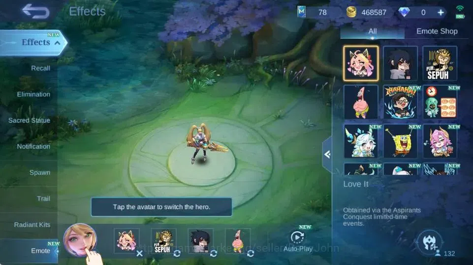 Mobile Legends: Bang Bang Accounts Global|Hero 132|Skin 287|Renowned|PRIME Clude,STAR image 2