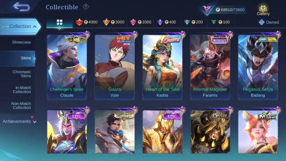 Mobile Legends: Bang Bang Accounts Global|Hero 132|Skin 287|Renowned|PRIME Clude,STAR image 7