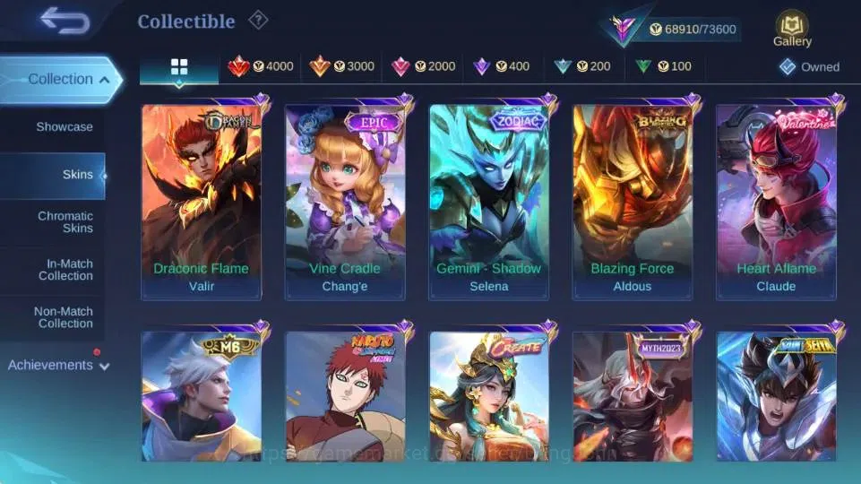 Mobile Legends: Bang Bang Accounts Global|Hero 132|Skin 287|Renowned|PRIME Clude,STAR image 8