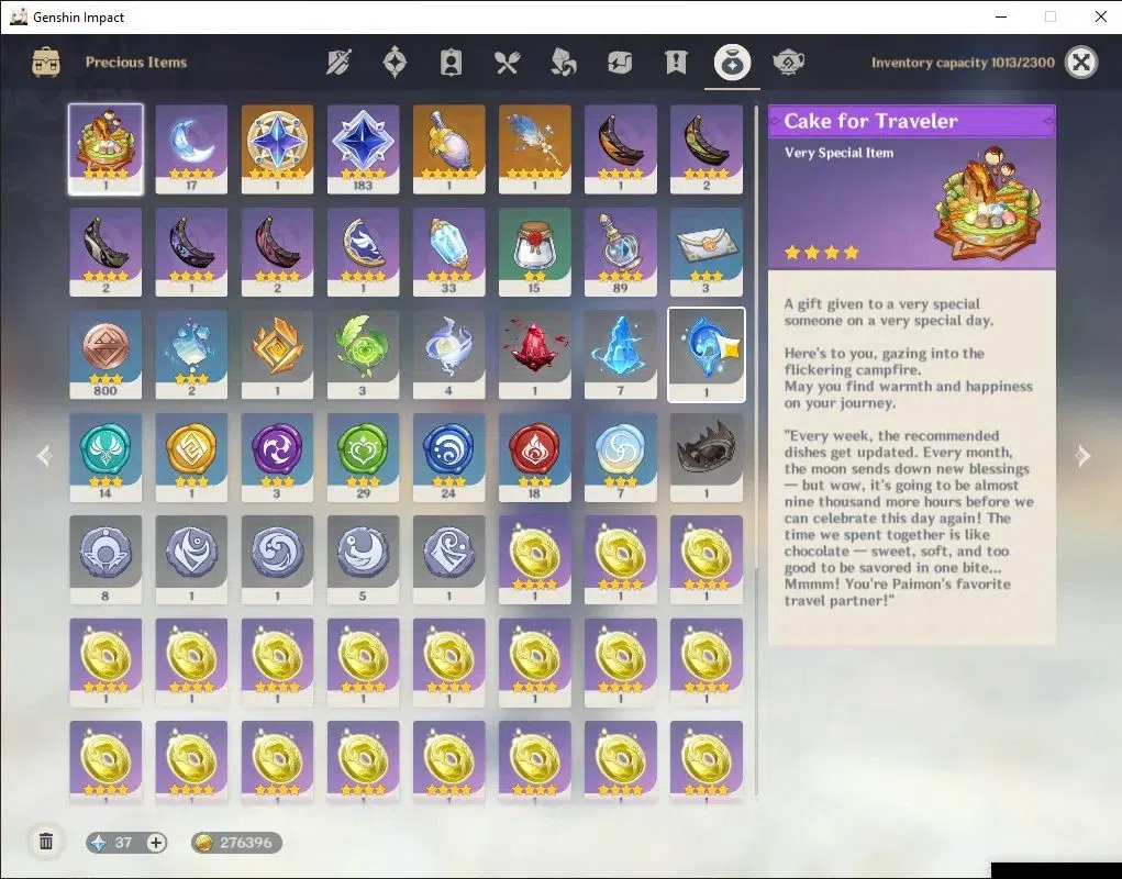 Genshin Impact Accounts Others Asia|AR 60|Arlecchino PremTeam|14 Limited + 9(*5 15