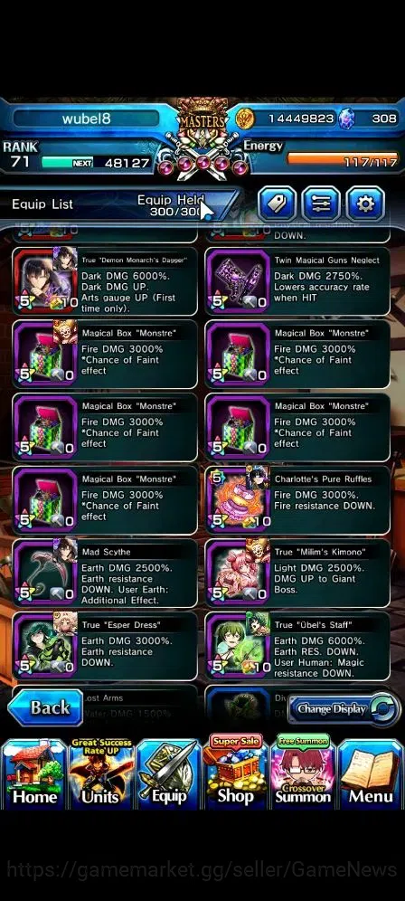 Grand Summoners Accounts Global|Rank 71|308 cc|16 Ascend+2 TW|[Sung Jinwoo, image 11