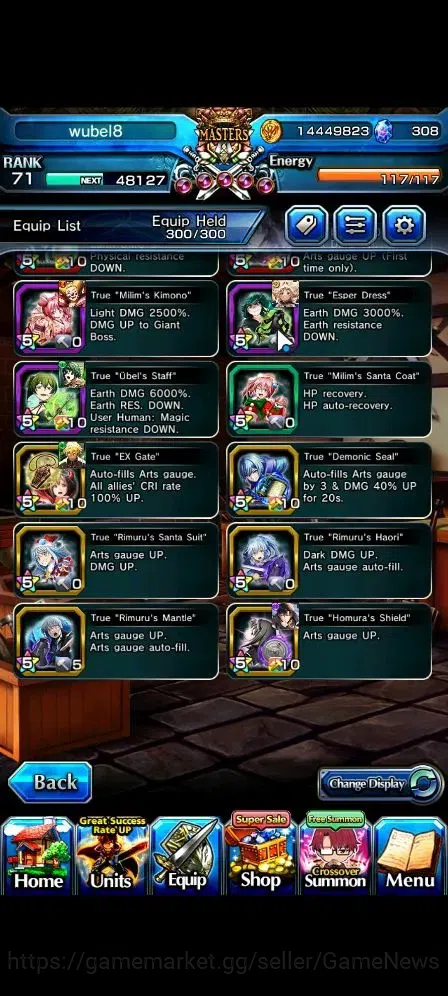 Grand Summoners Accounts Global|Rank 71|308 cc|16 Ascend+2 TW|[Sung Jinwoo, image 6