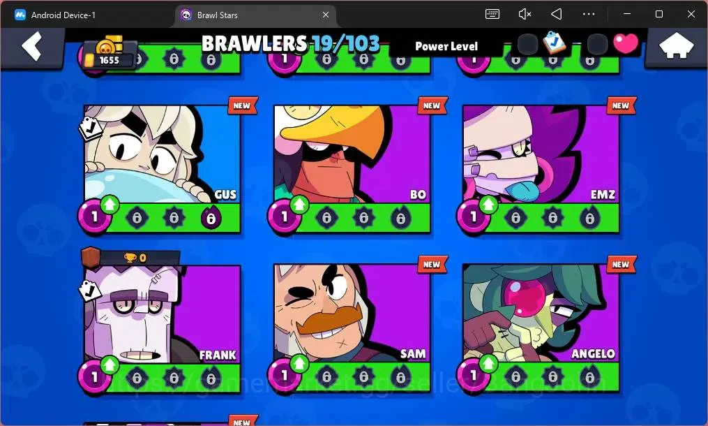 Brawl Stars Accounts Global |1655 Trophy |19 Brawler|2 Max Hypercharge image 7